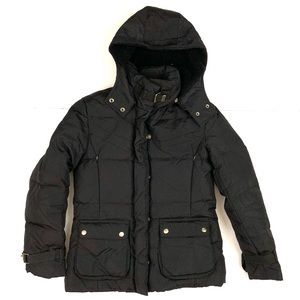 Guess Winter Hooded Jacket Black XS